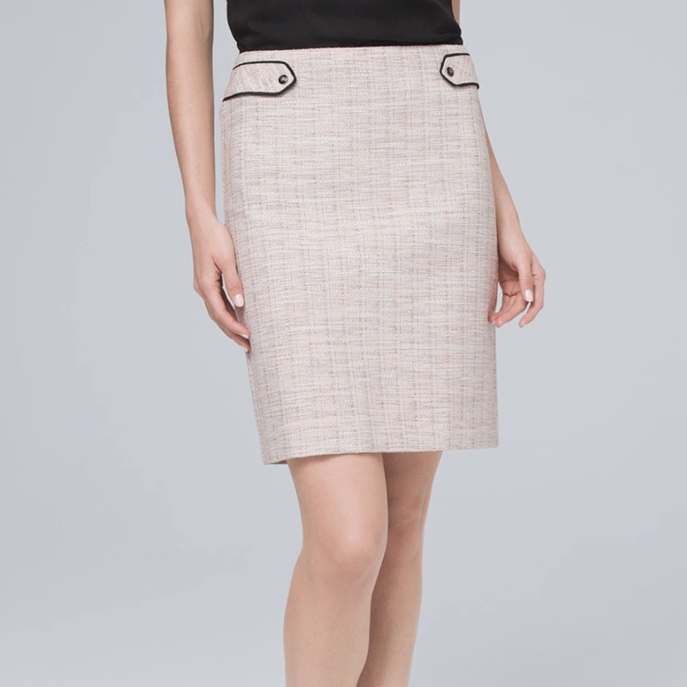 WHBM Contrast Tweed Boot Skirt size 12